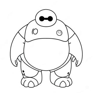 Baymax Coloring Page | Baymax coloring page