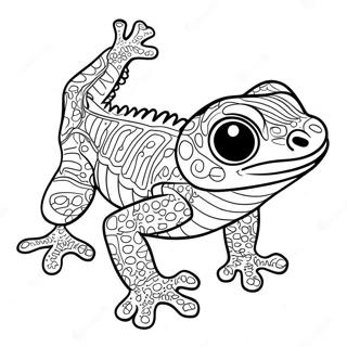 Gecko Coloring Page | Gecko coloring page