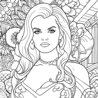 Celebrity Coloring Page | Celebrity coloring page