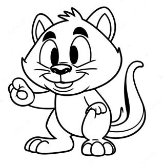 Taz the Tasmanian Devil Coloring Page | Taz coloring page