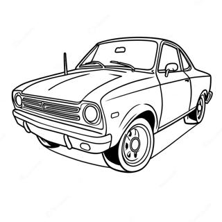 Cory Carson Driving His Colorful Car Coloring Page | Cory Carson coloring page