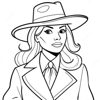 Carmen Sandiego Coloring Page | Carmen Sandiego coloring page