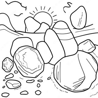 Rocks and Minerals Coloring Page | Rocks and Minerals coloring page