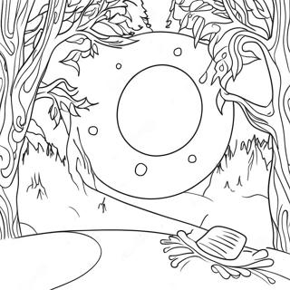 Winter Solstice Coloring Page | Winter Solstice coloring page