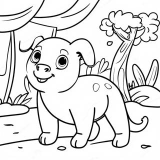 Colorful Back to the Outback Animals Coloring Page | Back to the Outback coloring page