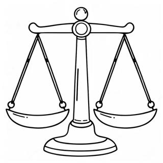 Libra Scales Coloring Page | Libra coloring page
