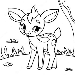 Bambi Coloring Page | Bambi coloring page