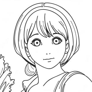 Manga Coloring Page | Manga coloring page