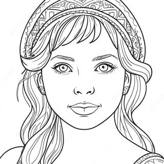 Like Nastya Coloring Page | Like Nastya PNG coloring page