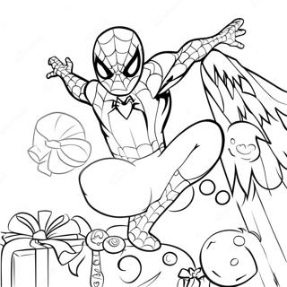 Avengers Kerst Kleurplaten