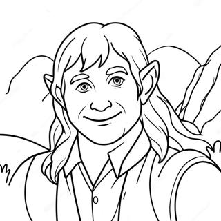 Hobbit Páginas para Colorear