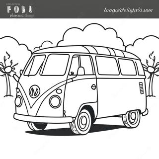 Van Coloring Page | Van coloring page