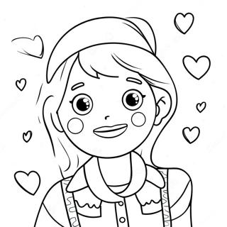 PicsArt Preppy Coloring Page | PicsArt Preppy coloring page