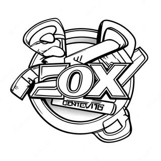 20th Century Fox Logo Coloring Page | 20th Century Fox coloring page