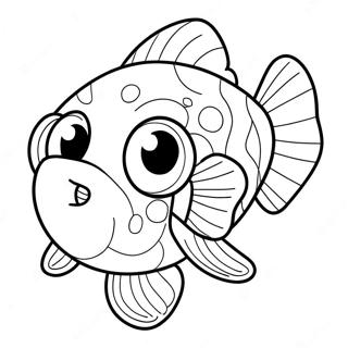 Zooli the Colorful Bubble Guppy Coloring Page | Bubble Guppies Zooli coloring page