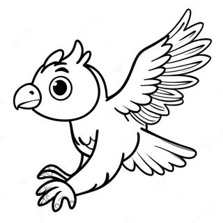 Jet the Hawk Coloring Pages