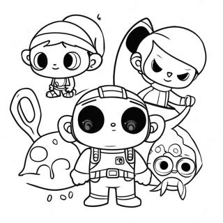 Tle Characters Coloring Pages