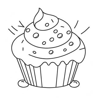 Muffin Coloring Page | Muffin coloring page