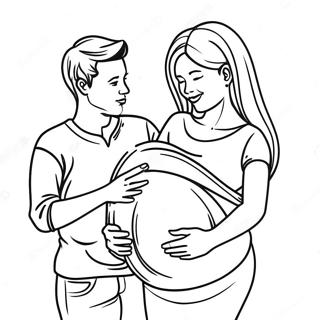 Pregnancy Coloring Page | Pregnancy coloring page