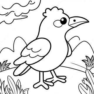 Peaceful Woodstock Bird Coloring Page | Woodstock coloring page