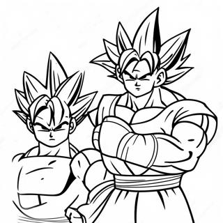 Goku Und Vegeta Malvorlagen