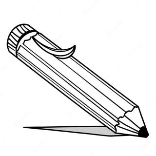 Pencil Coloring Page for Kids | Pencil coloring page