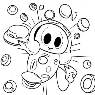 Colorful Wild Kratts Creature Power Discs Coloring Page | Wild Kratts Creature Power Discs coloring page