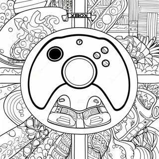 Xbox Logo Coloring Page | Xbox coloring page