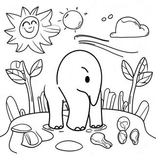 Ecology Coloring Page | Ecology coloring page