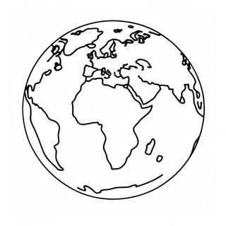 Continents Coloring Page | Continents coloring page