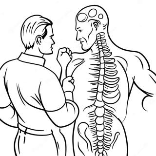 Chiropractic Coloring Page | Chiropractic coloring page