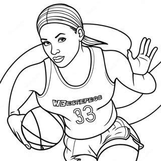 WNBA Coloring Page | WNBA coloring page