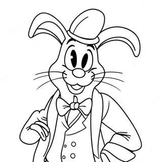 Roger Rabbit Coloring Page | Roger Rabbit coloring page
