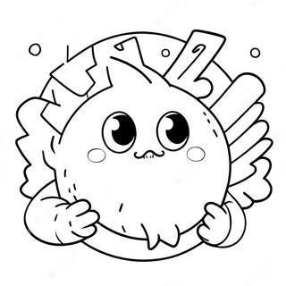 Class Dojo Logo Coloring Page | Class Dojo coloring page