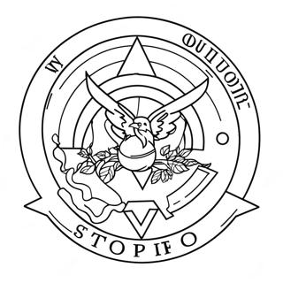 Logo Coloring Page | Logo coloring page