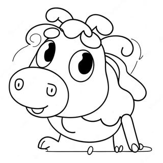 Suzy Sheep Coloring Page | Suzy Sheep coloring page
