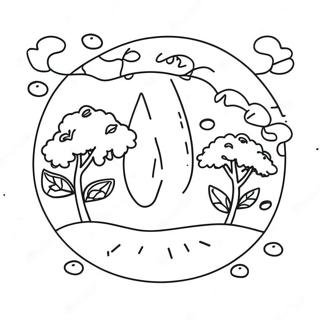 Climate Change Awareness Coloring Page | Climate Change coloring page
