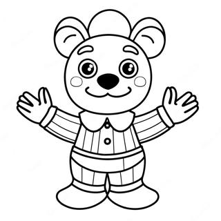 Puppet Coloring Page | Puppet coloring page