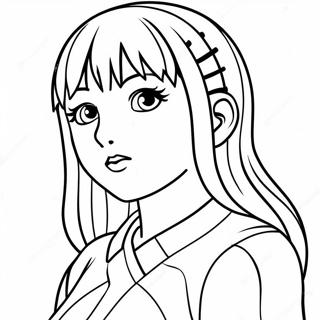 Hinata Coloring Page | Hinata coloring page