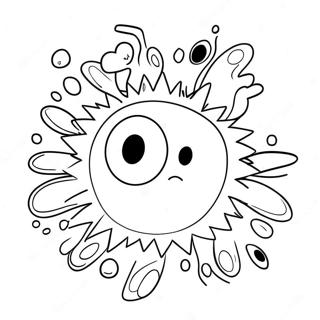 Germ Coloring Page | Germ coloring page
