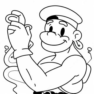 Popeye Coloring Page | Popeye coloring page