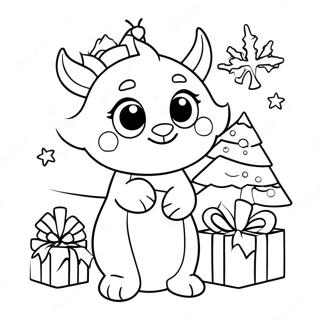 LOL Christmas Coloring Page | LOL Christmas coloring page