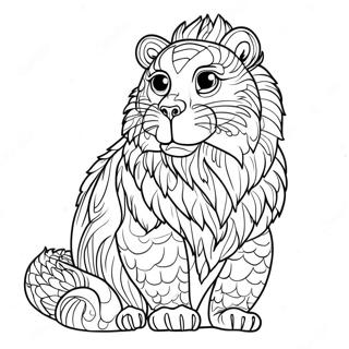 Shaded Animal Coloring Page | Shaded coloring page