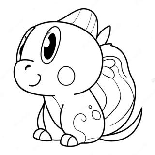 Cute Cartoon Butt Coloring Page | Butt coloring page