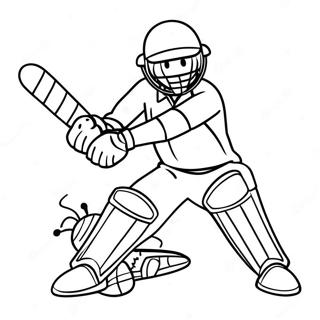 Cricket Coloring Page | Cricket coloring page