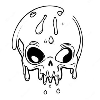 Drip Coloring Page | Drip coloring page