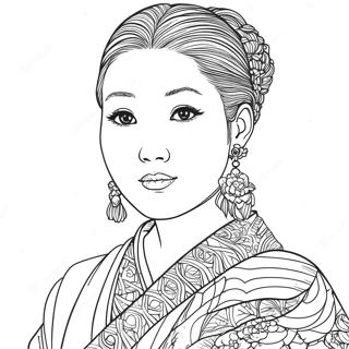 Kanao Coloring Page | Kanao coloring page