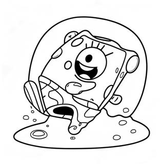 Baby SpongeBob Coloring Page | Baby SpongeBob coloring page