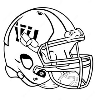 BYU Football Player in Action Coloring Page | BYU coloring page