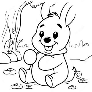 Winnie Puuh Kaninchen Ausmalseite | Winnie Puuh Hase Ausmalbild